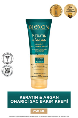 Keratin Argan Onarıcı Saç Bakım Kremi – Nemlendirici &amp; Kırık Karşıtı 250 ml ürün fotoğrafı