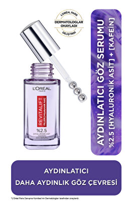 L'Oréal Paris Revitalift Filler Aydınlatıcı Göz Serumu 20ml ürün fotoğrafı