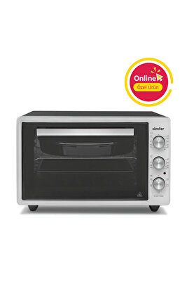 4244 İnox Gri 42 LT Turbo Fan Mini/Midi Fırın - 6 Fonksiyon,Yoğurt Yapma, Buz Çözme &amp; İç Aydınlatma ürün fotoğrafı