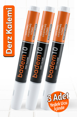 Fayans Beyaz Derz Hazır Dolgusu Boyama Boyası Kalemi Hızlı Kuruyan Su Bazlı Yenileme (3 ADET) ürün fotoğrafı