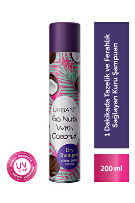 Hindistan Cevizi Kokulu Hacimlendirici Kuru Şampuan - Vegan - Uv Korumali - 200 ml ürün fotoğrafı