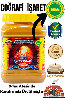 Odun Ateşinde Karafırın Tahin Bozkır Tahini Kepeksiz 930g ürün fotoğrafı