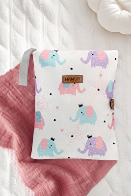 Anne Bebek Bakım Çantası Yenidoğan Alt Açma Değiştirme Düzenleyici Çantası Organizer Elephant ürün fotoğrafı