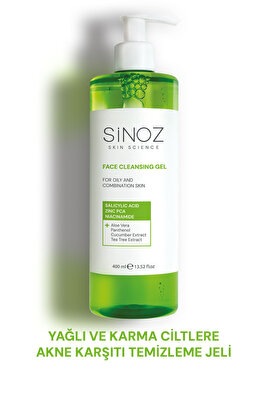 Yağlı ve Karma Ciltler İçin Sebum Dengeleyici Yüz Temizleme Jeli 400 ml ürün fotoğrafı