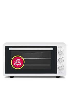 4552 Beyaz 45 LT Turbo Fan Mini / Midi Fırın - 6 Fonksiyon,Yoğurt Yapma, Buz Çözme &amp; İç Aydınlatma ürün fotoğrafı