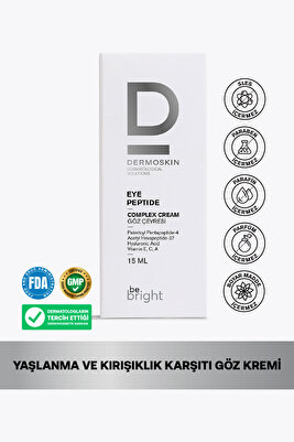 Be Bright Göz Çevresi Peptit Kompleks Krem | Yaşlanma ve Kırışıklık Karşıtı | Göz Kremi | 15 ml ürün fotoğrafı