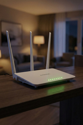 EWR-F303 2.4 Ghz 300 Mbps 4 Port Kablosuz Router ürün fotoğrafı