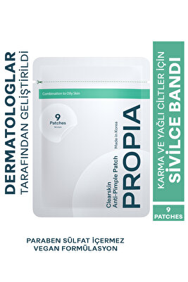 Clearskin Anti-pimple/Acne Patch | Salisilik Asit ve Niasinamid | Şeffaf Sivilce/Akne Bandı 9 Parça ürün fotoğrafı