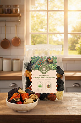 Karışık Dolmalık Kurutulmuş Kabak-patlıcan-tatlı Biber 1 Paket (23-25 Adet) ürün fotoğrafı