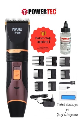 TR-3200 Profesyonel Şarjlı Saç Sakal Tıraş Makinesi ürün fotoğrafı