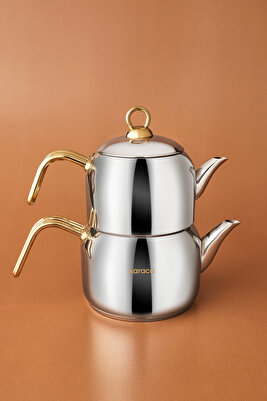 Urban Midi Indüksiyon Tabanlı Çaydanlık Takımı Gold ürün fotoğrafı