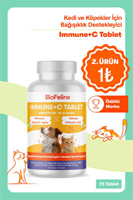 Bağışıklık Düşüklüğü Azaltıcı ve Direnç Artırıcı Immune C Tablet 75 Adet ürün fotoğrafı