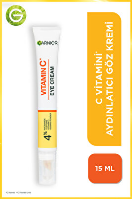C Vitamini Aydınlatıcı Göz Kremi (Niasinamid + Kafein) ürün fotoğrafı
