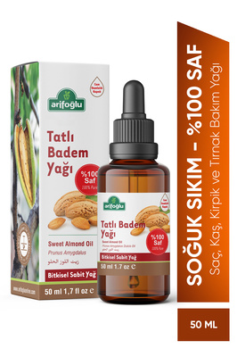 Badem Yağı Tatlı 50ml %100 Saf Tatlı Badem Yağı ürün fotoğrafı