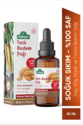 Badem Yağı Tatlı 50ml %100 Saf Tatlı Badem Yağı ürün fotoğrafı