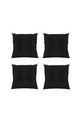 Siyah Kombin Pofudik Kare Sandalye Minderi 40 X 40 cm 4'lü ürün fotoğrafı