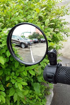 Geniş Açılı Bisiklet Scooter Aynası Dikiz Ayna Yuvarlak Geniş Açı ürün fotoğrafı