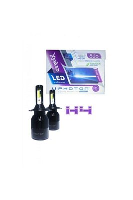 Duo H4 Led Xenon Beyaz Far Ampulü Uzun Kısa Zenon ürün fotoğrafı