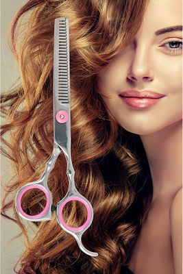 Profesyonel Titanium Berber Kuaför Makası Ara Makas 6.5 Inç Saç Kesim Makası Hair Style Xlq507b ürün fotoğrafı