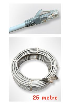 25 Metre Cat 6 Network Internet Ethernet Bilgisayar Kablosu ürün fotoğrafı