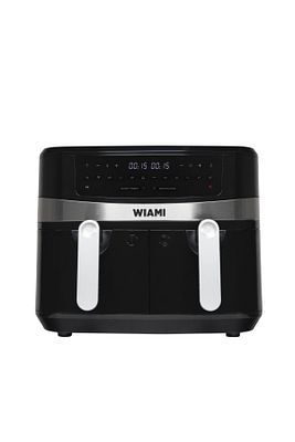 Wiami Air Fryer 9 Litre Siyah Çift Sepetli Akıllı Fritöz ürün fotoğrafı