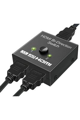 4494 2 Port Çift Yönlü Hdmi Switch Splitter Ekran Monitör Çoklayıcı Çoğaltıcı Bidirection ürün fotoğrafı
