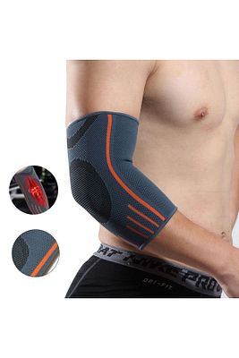 Elastik Basketbol Fitness Voleybol Tenis Ortopedik Spor Antreman Örme Dirseklik (1 Adet) ürün fotoğrafı