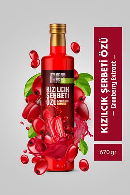 Kızılcık Şerbeti Özü ürün fotoğrafı