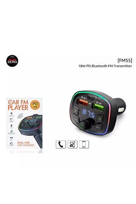 Bluetooth/USB FM 18W PD RGB Transmitter ürün fotoğrafı