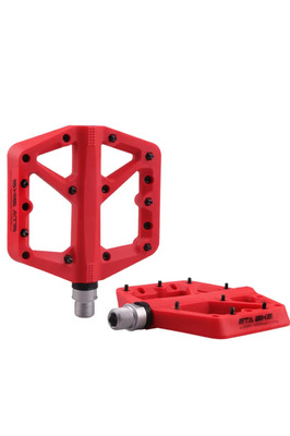 Rulmanlı, Kaymaz, Geniş Bisiklet Platform Pedalı 8 Çivili Plastik Pedal Bisiklet Yedek Parça ürün fotoğrafı