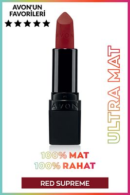 Ultra Mat Ruj Red Supreme ürün fotoğrafı