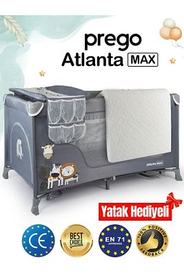 Atlanta Oyun Parkı 70*120 cm Yatak Hediyeli ürün fotoğrafı