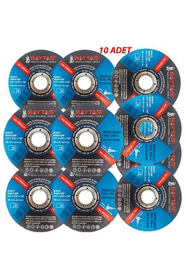 Baytaş Inox Metal Kesme Disk 10 Adet 115 Mm Kaliteli Kesici  Spiral Taş ürün fotoğrafı