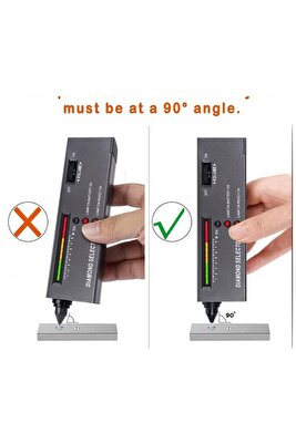 Değerli Taş Pırlanta Elmas Test Cihazı Yüksek Doğruluk Takı Test Kontrol Cihazı Altın Dedektörü ürün fotoğrafı