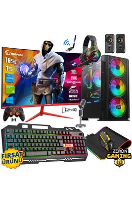 Galaxy i5 10400F 16GB DDR4 512GB NVMe M.2 SSD GTX1660 Super 24" 165Hz Oyuncu Masaüstü Bilgisayarı ürün fotoğrafı