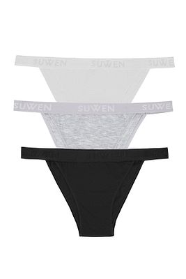 3 Lü Pamuklu Slip Külot ürün fotoğrafı