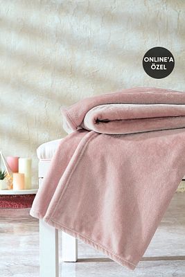 Olenna Wellsoft Tv Battaniyesi 140x190 Cm - Pudra ürün fotoğrafı