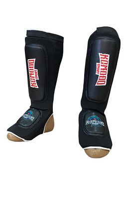 Mma, Muay Thai, Kick Boks Elastik Kaval Koruyucu Ayaküstü Deri Takviyeli - Siyah ürün fotoğrafı