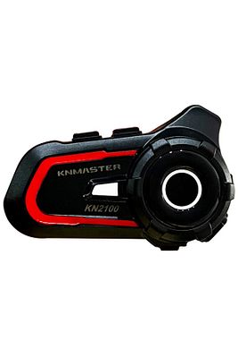 Kn2100 Motosiklet Kask Interkom Bluetooth Intercom Kulaklık Seti Kırmızı ürün fotoğrafı