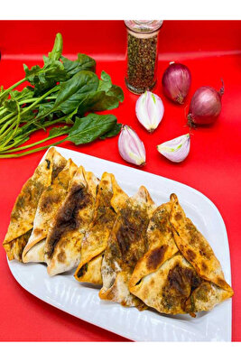 ISPANAKLI ÜÇGEN BÖREK 10 ADET ürün fotoğrafı