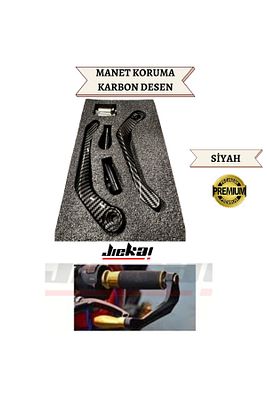 BAJAJ RS200 UYUMLU MANET KORUMA ELCİK KORUMA KARBON DESEN - SİYAH ürün fotoğrafı