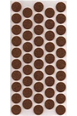 Yapışkanlı Keçe Sandalye, Masa, Koltuk Altı Parke Koruma Keçesi 20mm Yuvarlak Mobilya Ayağı Keçesi ürün fotoğrafı