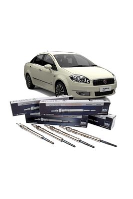 Fiat Linea 1.3 Multijet Euro 4 Motorlara Uyumlu Isıtma Bujisi 4 Adet Set Halinde Bedava Kargo ürün fotoğrafı