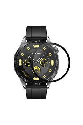 Huawei Watch GT4 46mm Tam Kaplayan Temperli Cam Full Ekran Koruyucu Siyah ürün fotoğrafı