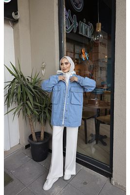 Kol Lastikli Kot Ceket ürün fotoğrafı