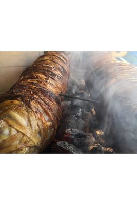 Kokoreç / Kuzu Kokoreç / Izmir Usulü Sarım ( 2 Kg - Kömürde Pişirilmiş - Dilimlenmiş ) ürün fotoğrafı