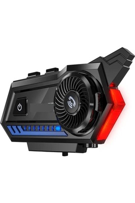 Bluetooth Bt 5.3 + Edr Ikaz Işık Modlu BT57 Motosiklet Kask Kulaklık Intercom ürün fotoğrafı