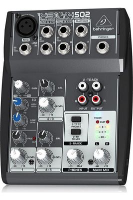 Xenyx 502 5-ın 2-bus Mixer With Xenyx Mic Preamp And British Eq ürün fotoğrafı