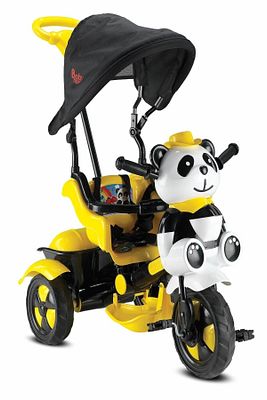 Sarı Little Panda Ebeveyn Kontrollü Tenteli Müzikli Tricycle Üç Teker Bisiklet 127 ürün fotoğrafı