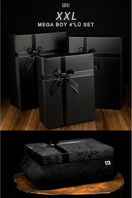 Damat Bohçası Çeyiz Sandık Kutu 4 'lü Set - Damat Bohça Sandığı ürün fotoğrafı